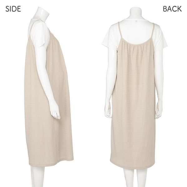 授乳口付き半袖Ｔシャツ&キャミソールワンピース | マタニティ・産後