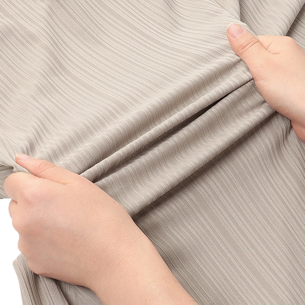 授乳口付きパフスリーブワンピース | マタニティ・産後