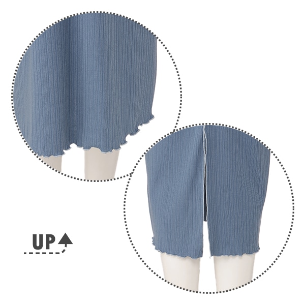 授乳口付き半袖リブメローワンピース | マタニティ・産後