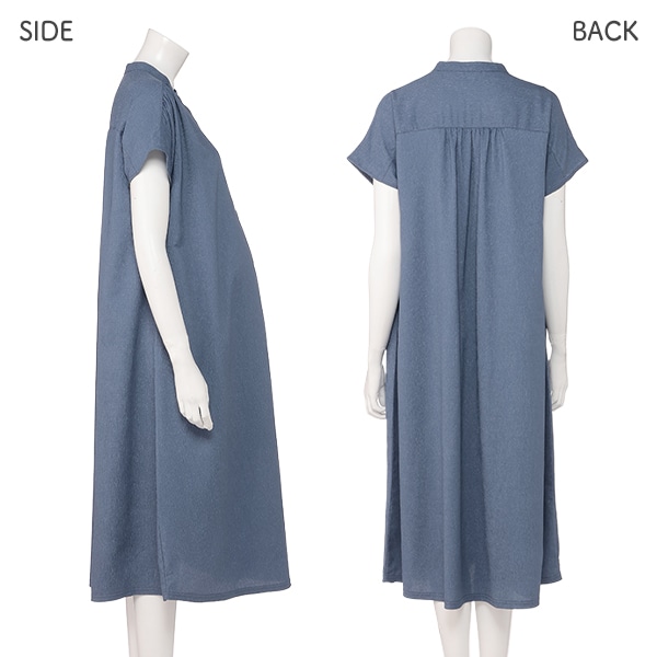 ニット楊柳シャツワンピース | マタニティ・産後