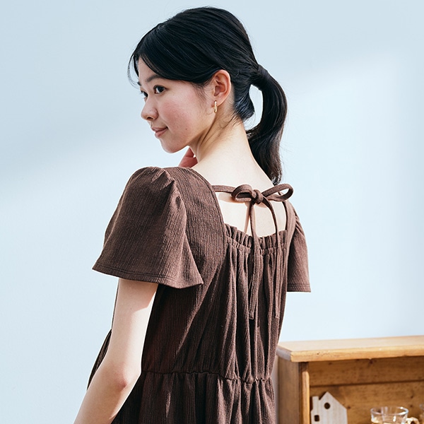 バックリボンワンピース | マタニティ・産後