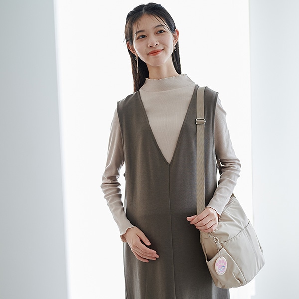 長袖Tシャツ付き裏起毛ジャンパースカート | マタニティ・産後