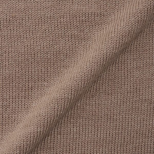 授乳口付きモックネックニット長袖ワンピース | マタニティ・産後