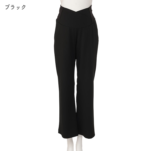 犬印本舗）なが～く使える美脚ワイドフレアパンツ | マタニティ・産後