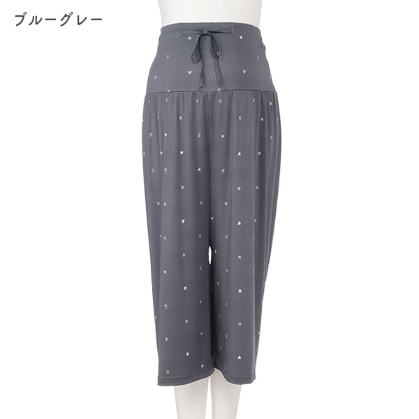 犬印本舗）7分丈ハート柄ルームパンツ | マタニティ・産後