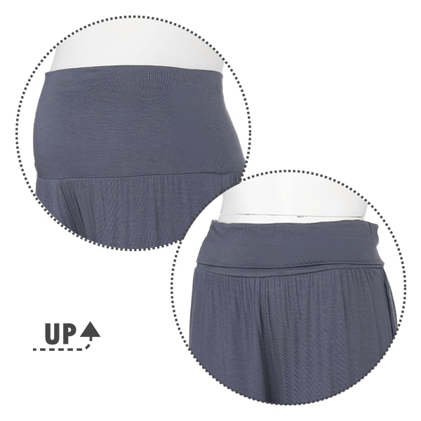 犬印本舗）涼感らくちんハーフパンツ（無地） | マタニティ・産後