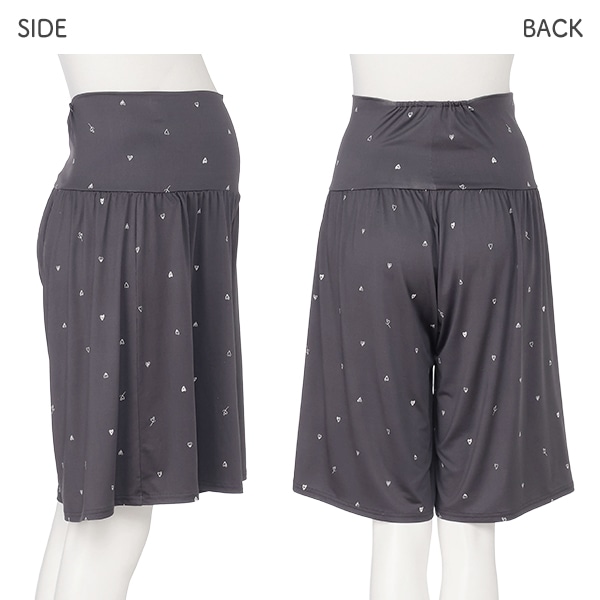 犬印本舗）涼感らくちんハーフパンツ（ハート） | マタニティ・産後