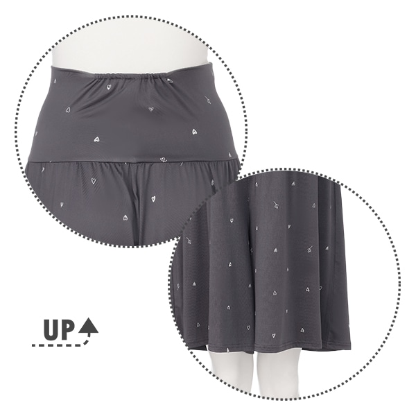 犬印本舗）涼感らくちんハーフパンツ（ハート） | マタニティ・産後