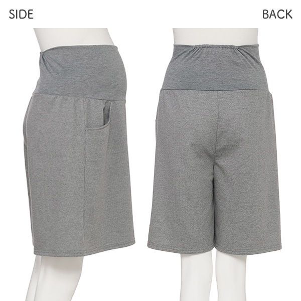 犬印本舗）おなからくちんスウェットハーフパンツ | マタニティ・産後