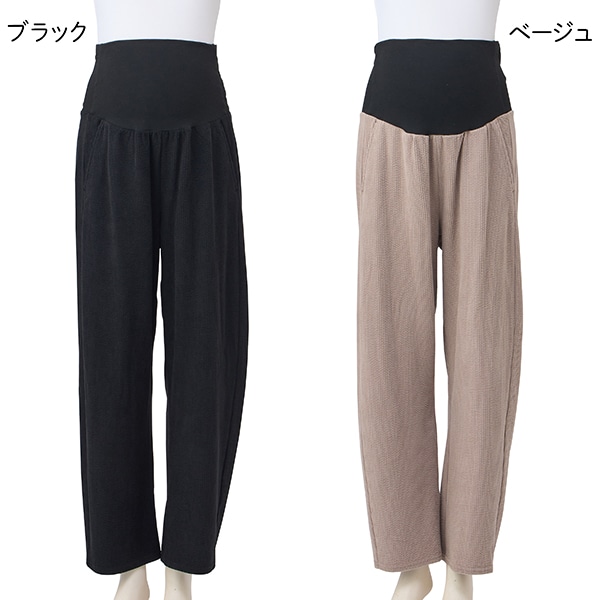 おなかゴムなしニットコールテンカーブパンツ | マタニティ・産後