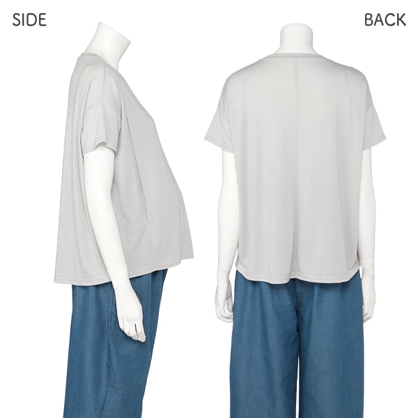 授乳口付き半袖ビッグTシャツ | マタニティ・産後