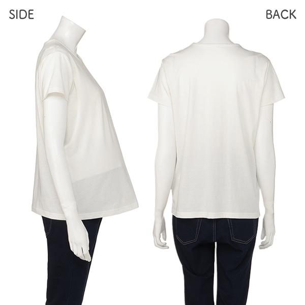 綿100%授乳口付き半袖Tシャツ | マタニティ・産後