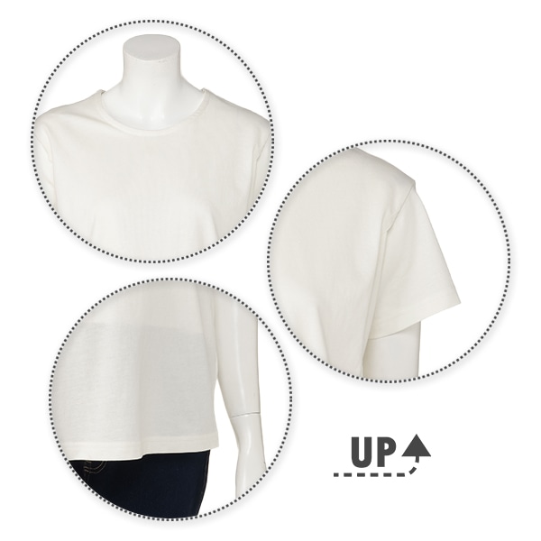 綿100%授乳口付き半袖Tシャツ | マタニティ・産後