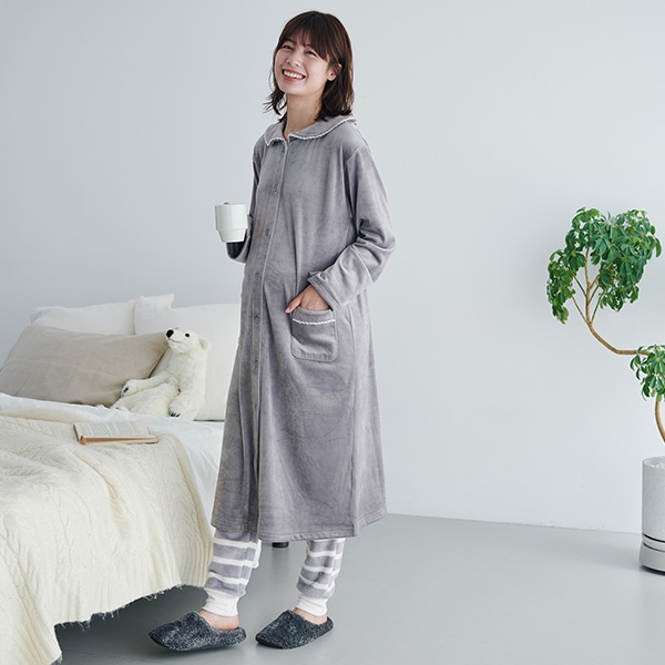 フランネルフリースボーダーパンツ | マタニティ・産後