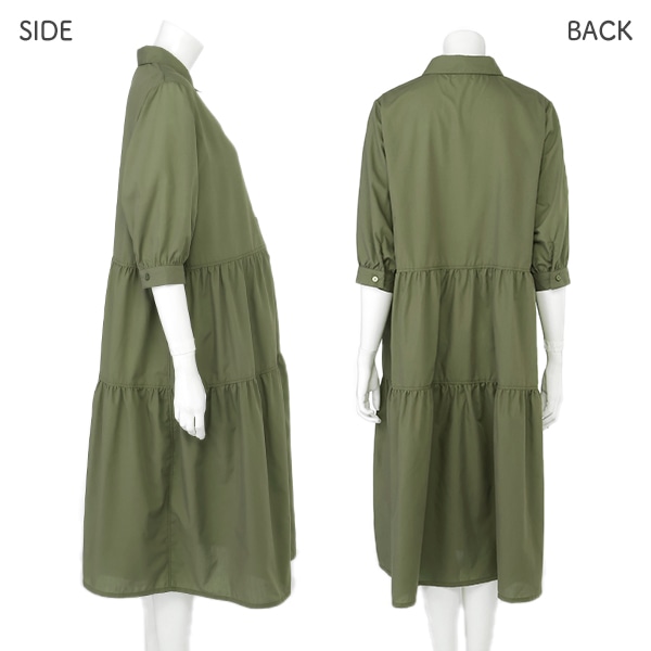 ティアード7分袖ワンピース | マタニティ・産後