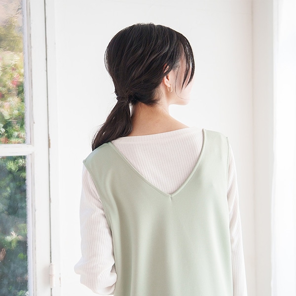 長袖Tシャツ付きジャンスカ | マタニティ・産後