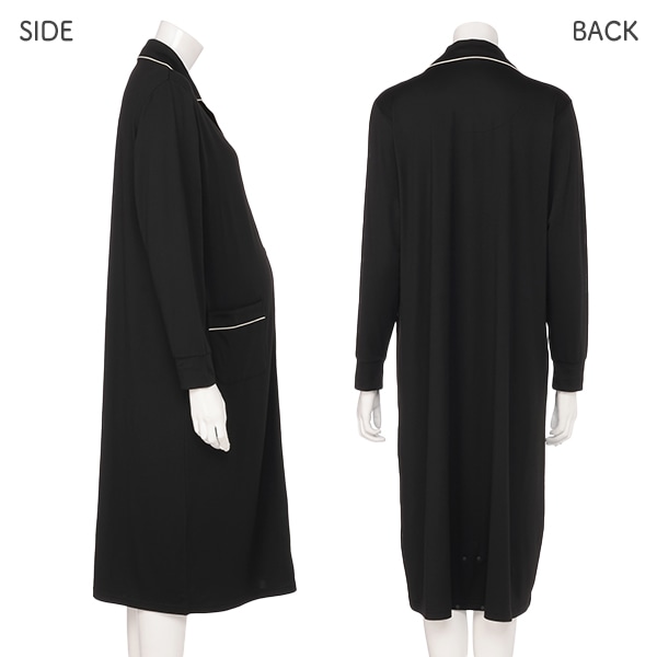 やわらかストレッチ2WAYワンピース型長袖パジャマ | マタニティ・産後