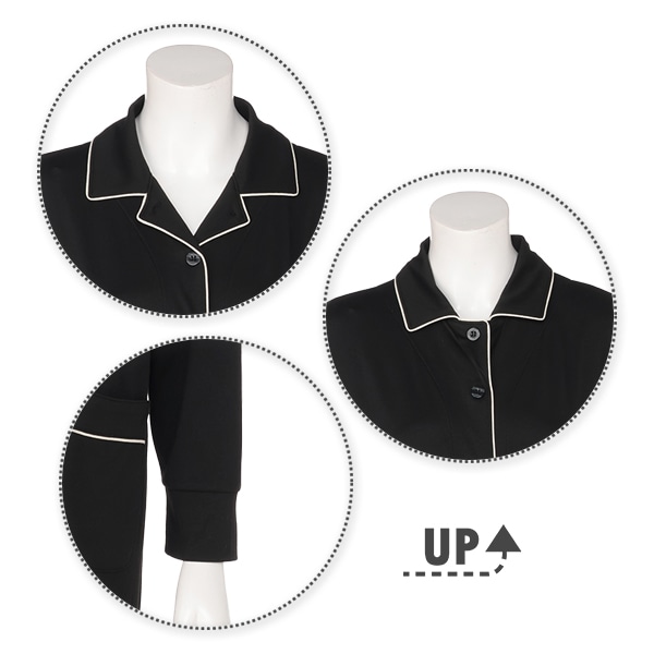 やわらかストレッチ2WAYワンピース型長袖パジャマ | マタニティ・産後