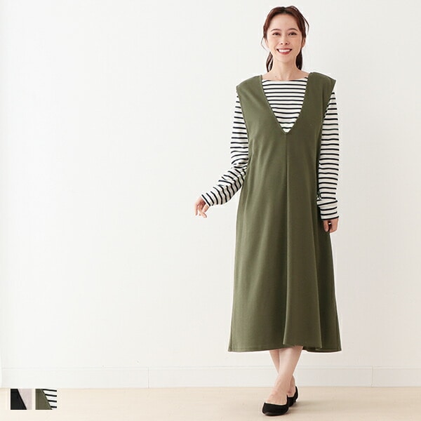 授乳口付き長袖Tシャツ＆2WAYジャンパースカート ベビー服・子供服・マタニティ通販 西松屋オンラインストア