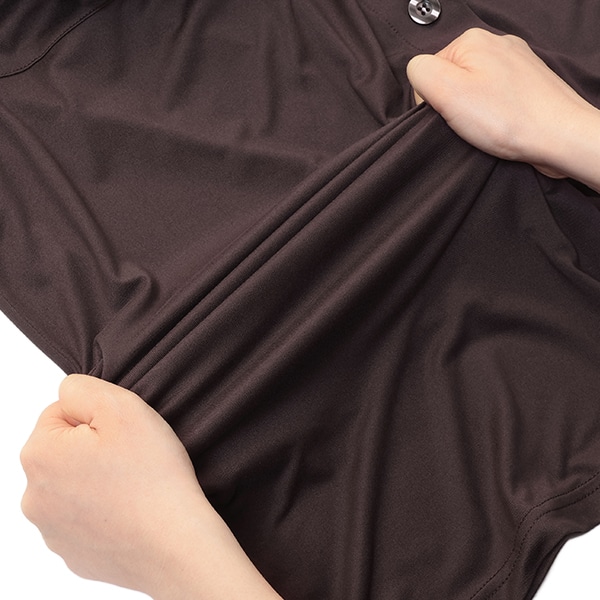 授乳口付きやわらかストレッチ2WAYワンピース型長袖パジャマ | マタニティ・産後