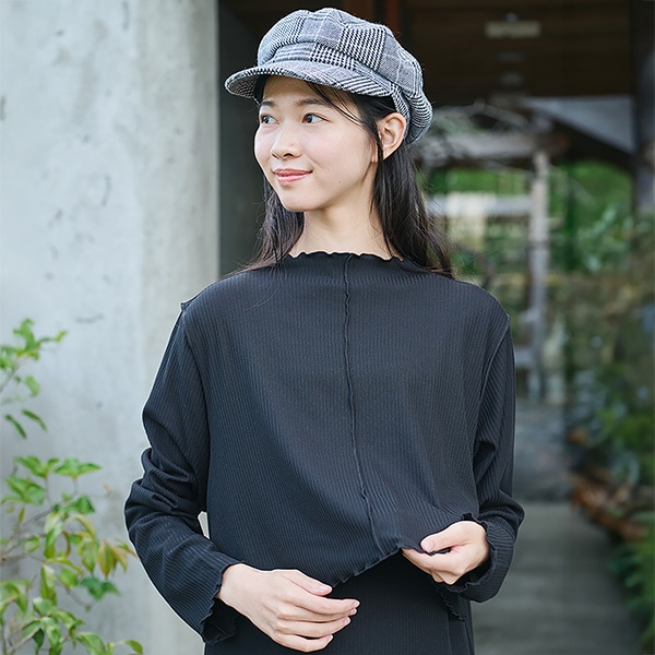 犬印本舗）授乳対応お出かけもできる長袖ワンピース | マタニティ・産後