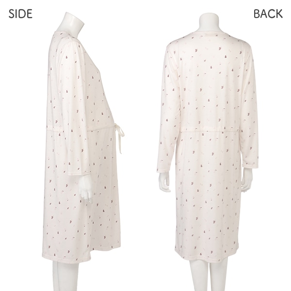 犬印本舗）フルーツ柄長袖マタニティネグリジェ | マタニティ・産後