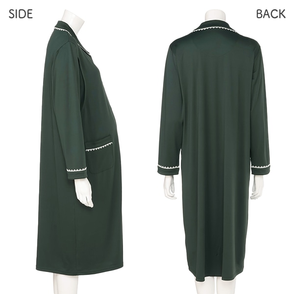 授乳口付きやわらかストレッチ2WAYワンピース型長袖パジャマ | マタニティ・産後