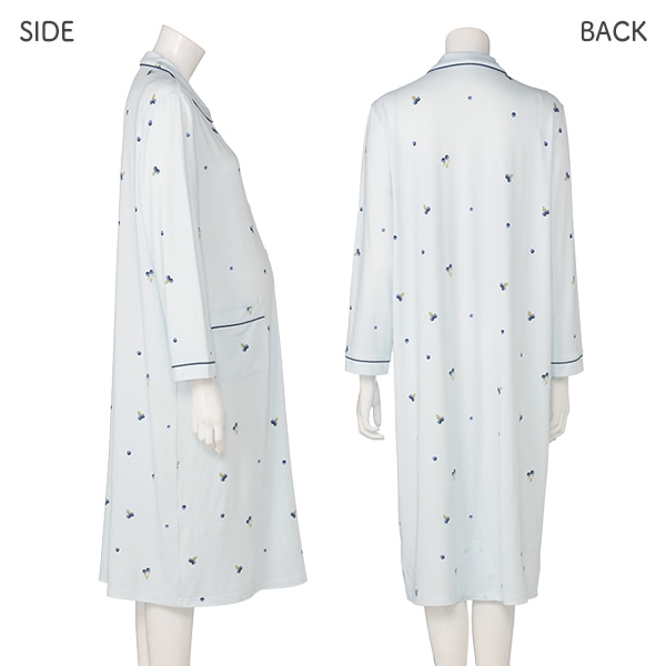 やわらかストレッチ2WAYワンピース型長袖パジャマ | マタニティ・産後