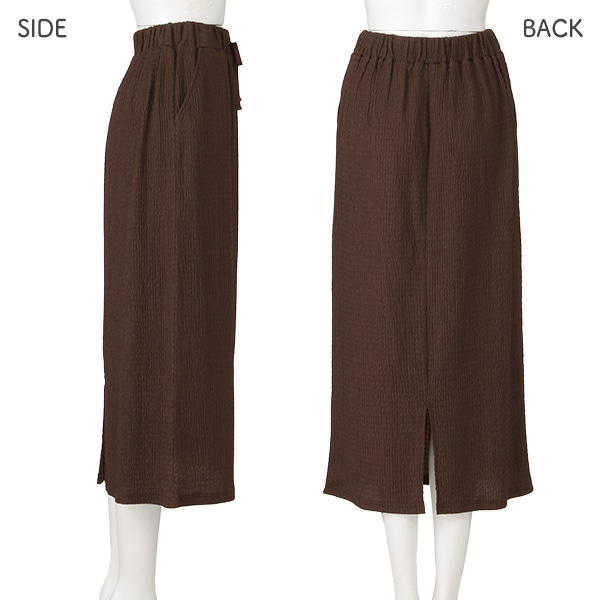 ふくれジャガードスカート