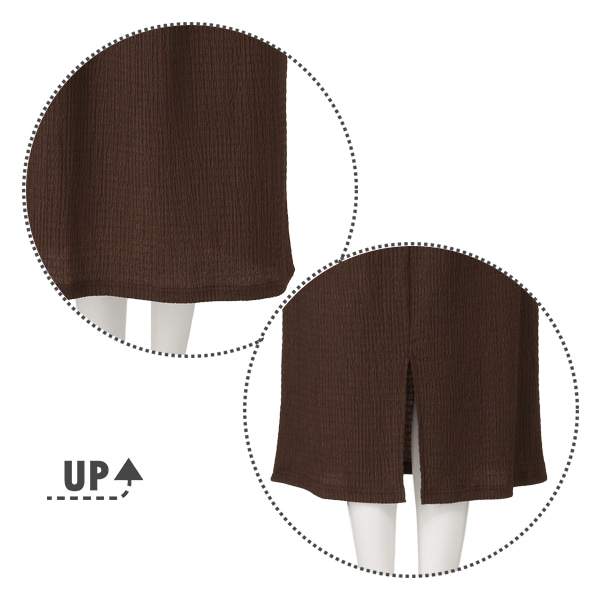 ふくれジャガードスカート