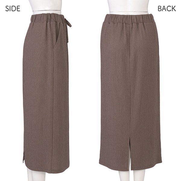 ふくれジャガードスカート