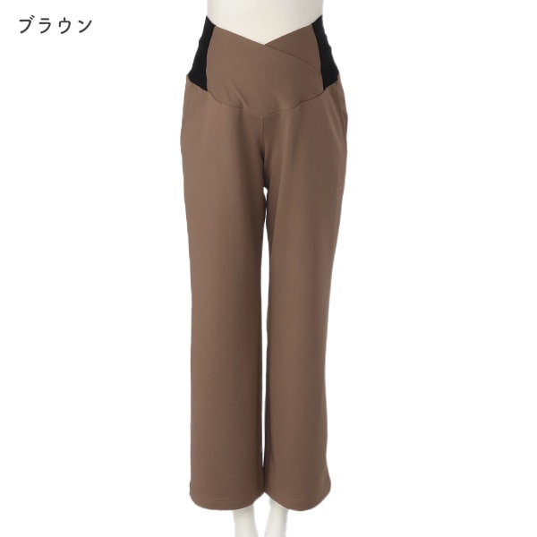 犬印本舗）なが～く使えるらくちん美脚フレアパンツ | マタニティ・産後