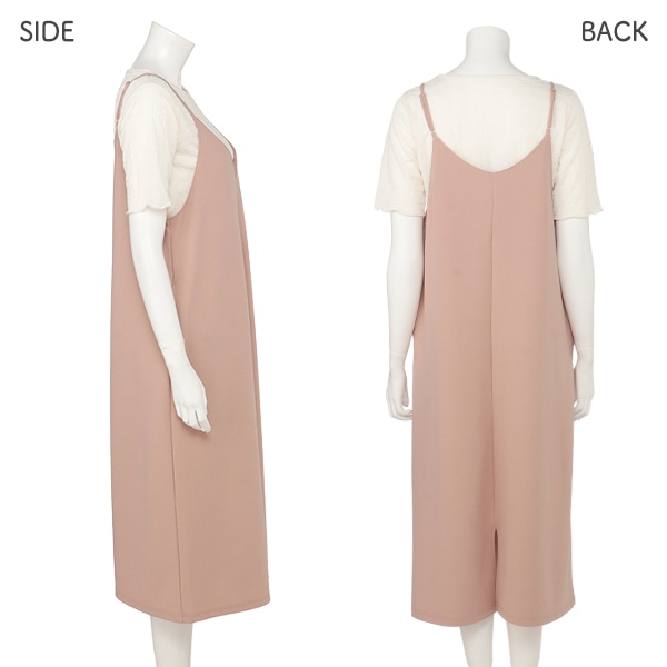 トップス付きキャミワンピース