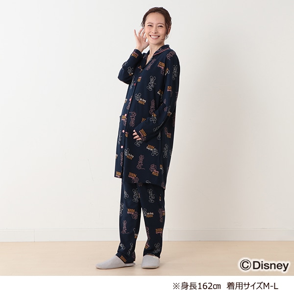 ストレッチ長袖パジャマ（ミッキーマウス＆ミニーマウス） ベビー服・子供服・マタニティ通販 西松屋オンラインストア