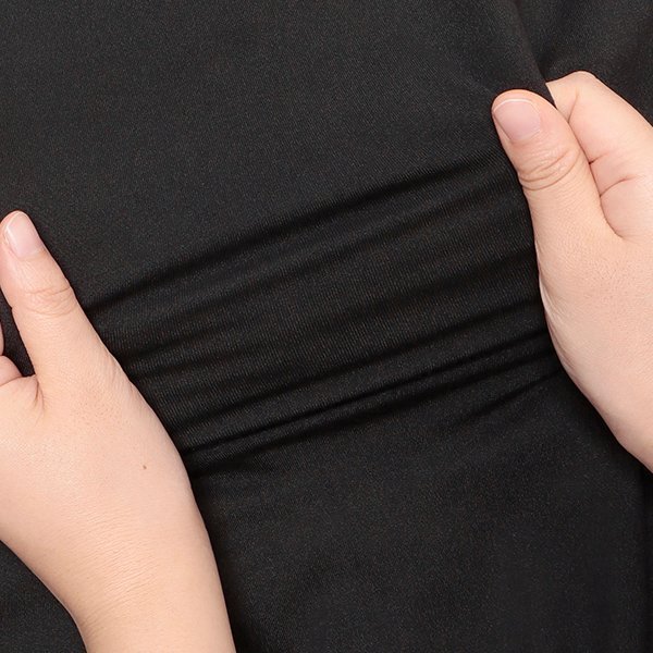 授乳口付きやわらかストレッチおなかゴムなし長袖パジャマ | マタニティ・産後
