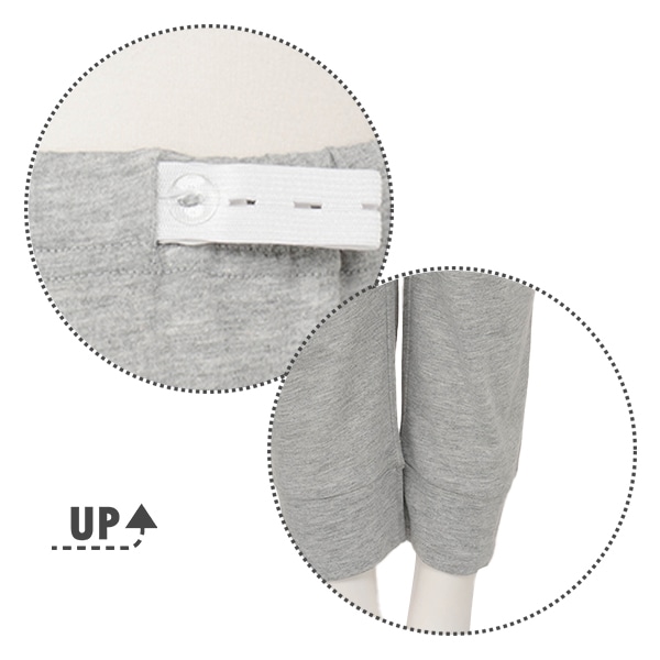 綿混やわらかワッフル紐付き長袖パジャマ | マタニティ・産後