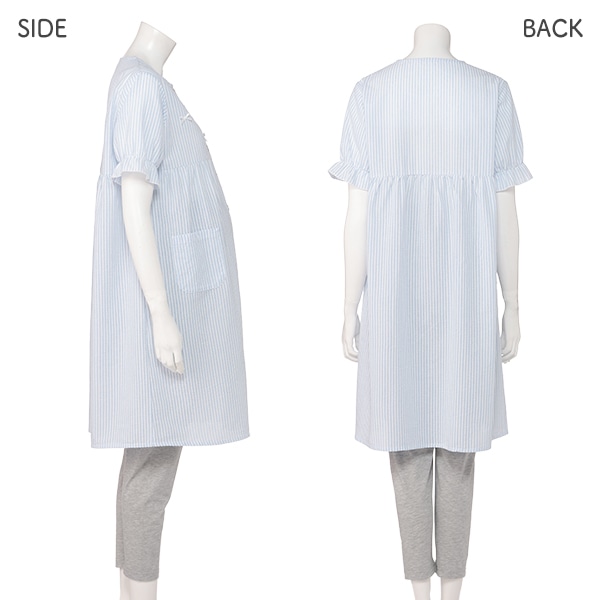 サッカーリボン付き半袖パジャマ | マタニティ・産後