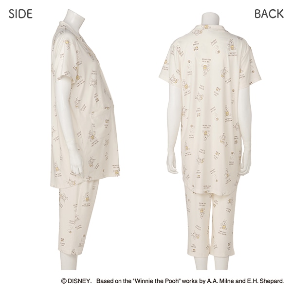 ストレッチ天竺半袖パジャマ（くまのプーさん） | マタニティ・産後