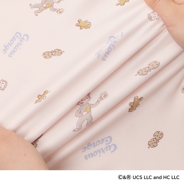 ストレッチ天竺半袖パジャマ（おさるのジョージ）