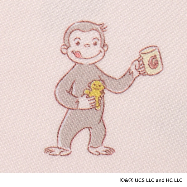 ストレッチ天竺半袖パジャマ（おさるのジョージ）