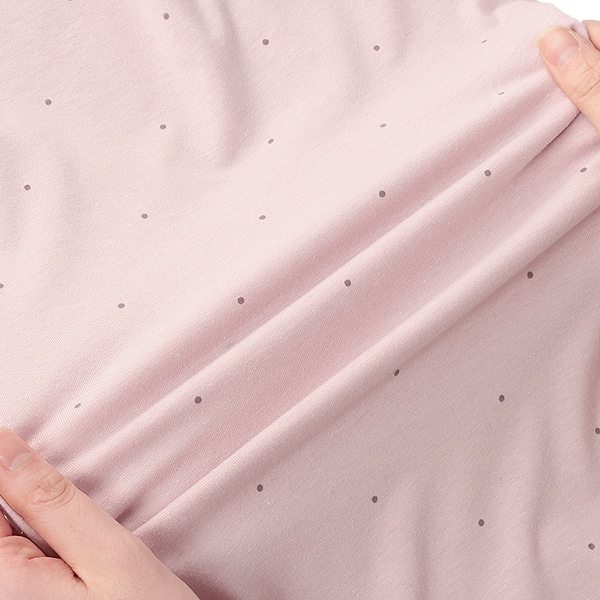 綿混やわらかストレッチドット柄半袖パジャマ | マタニティ・産後