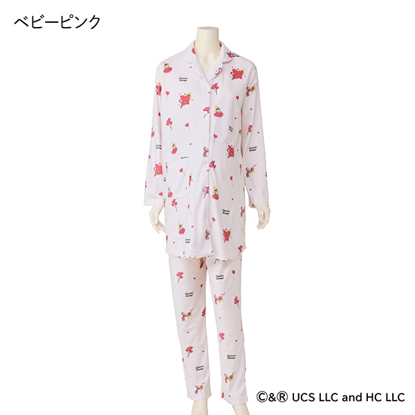ベロア長袖パジャマ（おさるのジョージ） | マタニティ・産後
