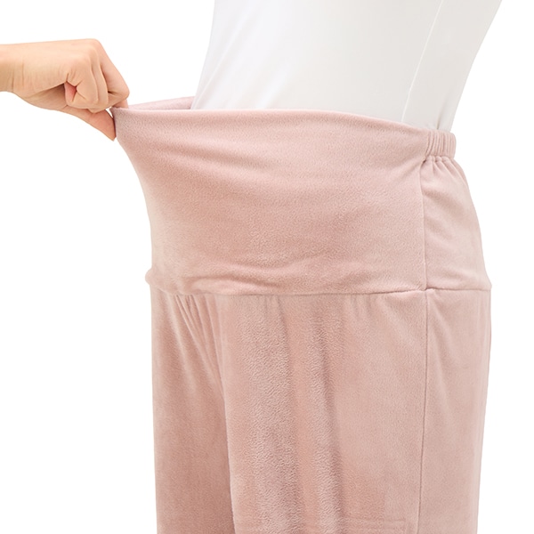 おなかゴムなしほわぽかストレッチベロア長袖パジャマ | マタニティ・産後