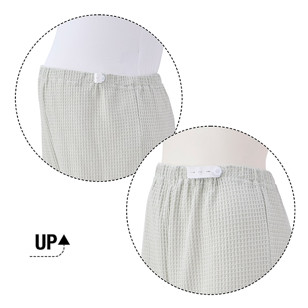 ストレッチ起毛ワッフル長袖パジャマ | マタニティ・産後
