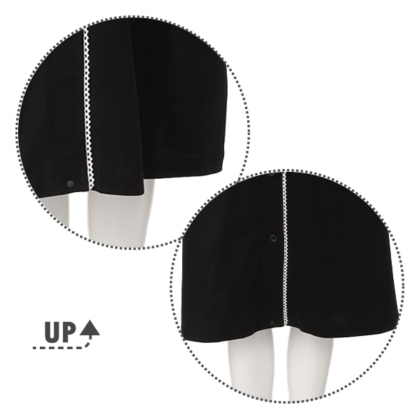 綿100％シルケット天竺2WAYワンピース型半袖パジャマ | マタニティ・産後