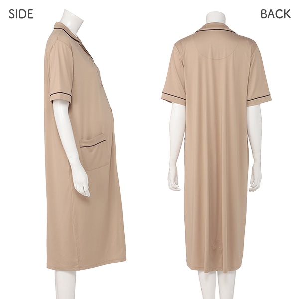 やわらかストレッチ2WAYワンピース型半袖パジャマ | マタニティ・産後