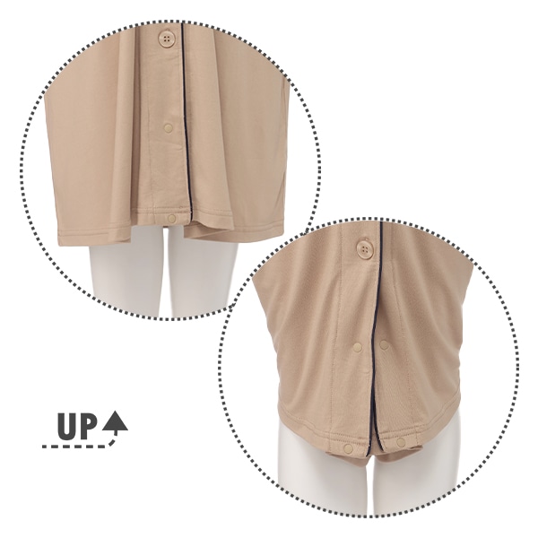 やわらかストレッチ2WAYワンピース型半袖パジャマ | マタニティ・産後