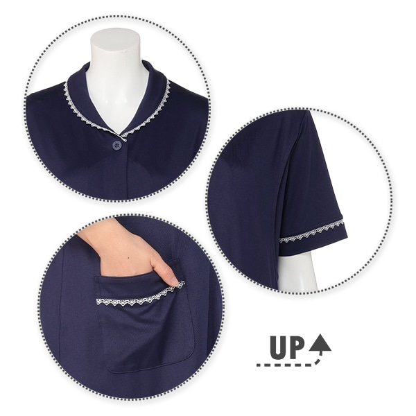 授乳口付きやわらかストレッチ2WAYワンピース型半袖パジャマ | マタニティ・産後