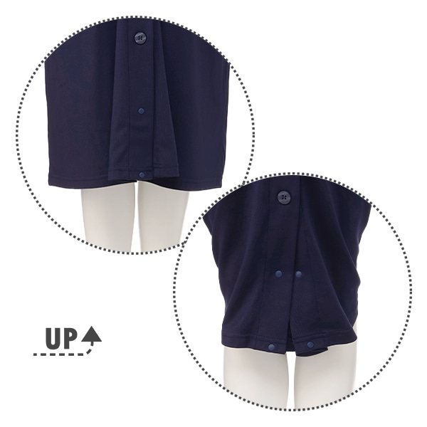 授乳口付きやわらかストレッチ2WAYワンピース型半袖パジャマ | マタニティ・産後