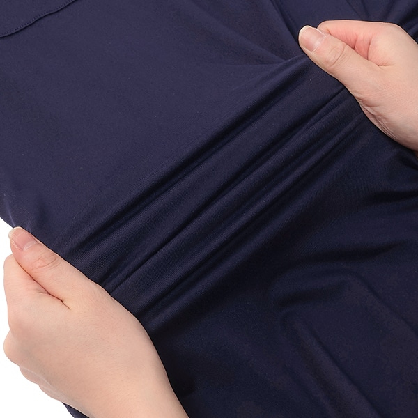 授乳口付きやわらかストレッチ2WAYワンピース型半袖パジャマ | マタニティ・産後